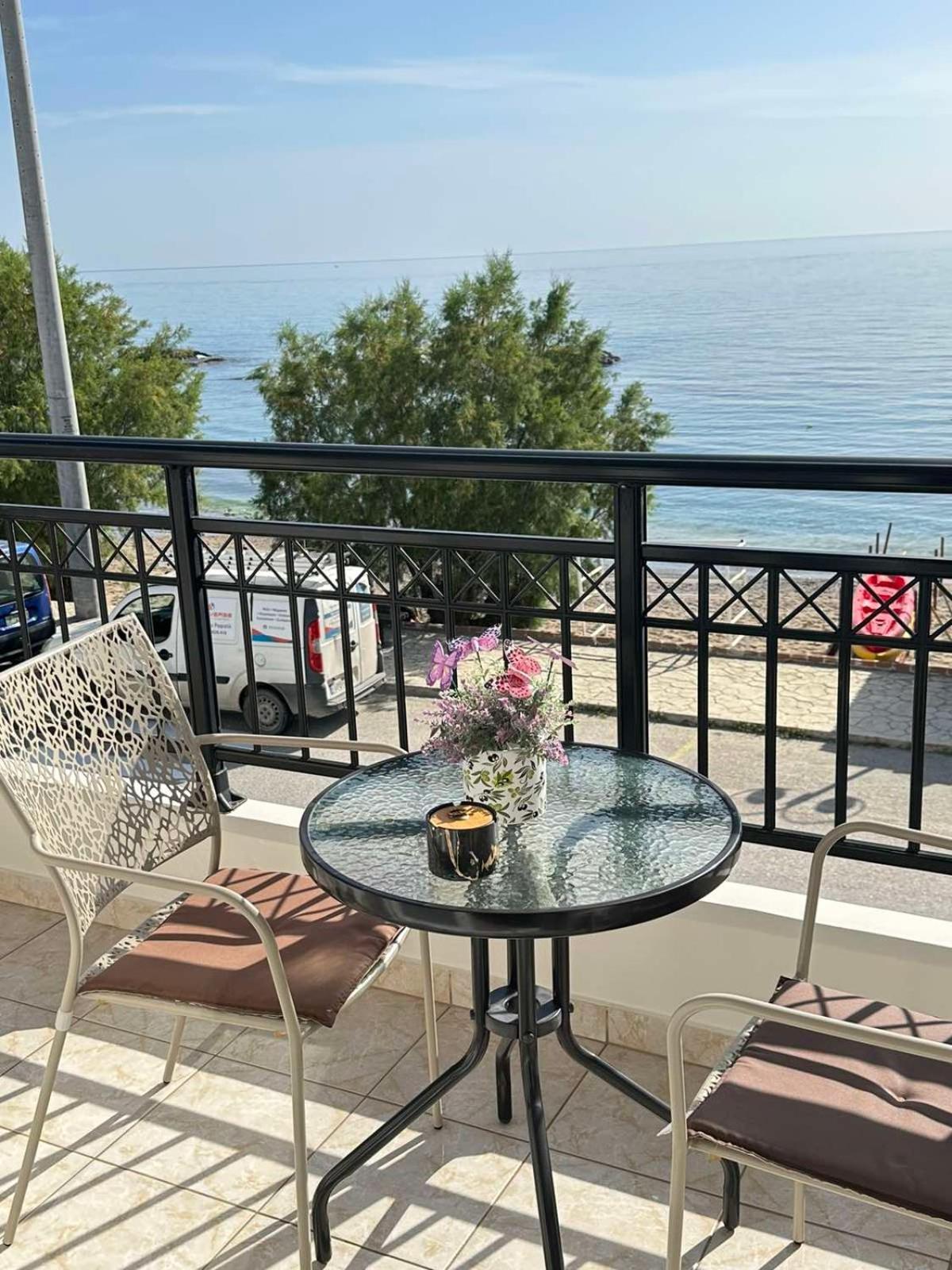 Orfeas Sea View House Apartman Arhángelosz Kültér fotó