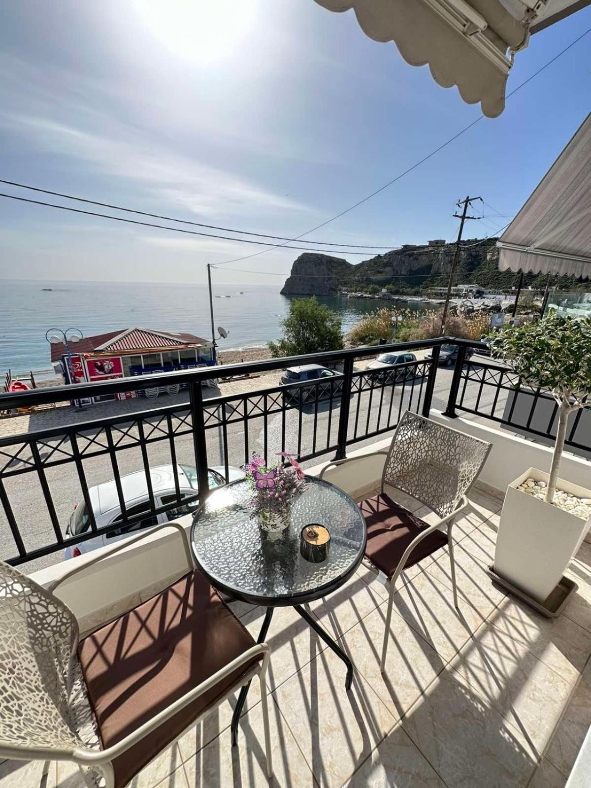 Orfeas Sea View House Apartman Arhángelosz Kültér fotó